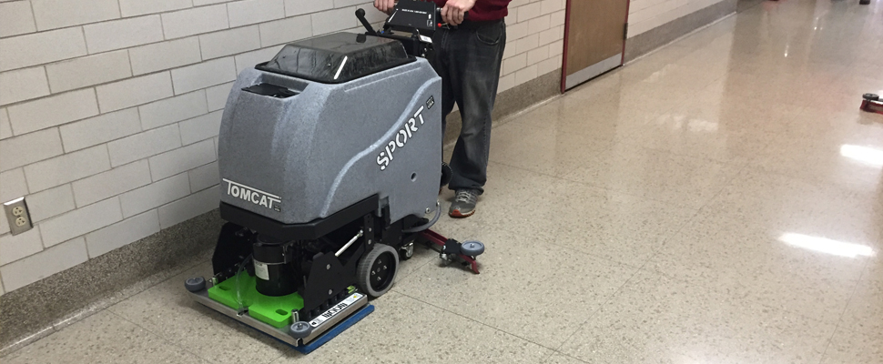 Four Seasons Property Care - Conquest Sport Edge Floor Scrubber