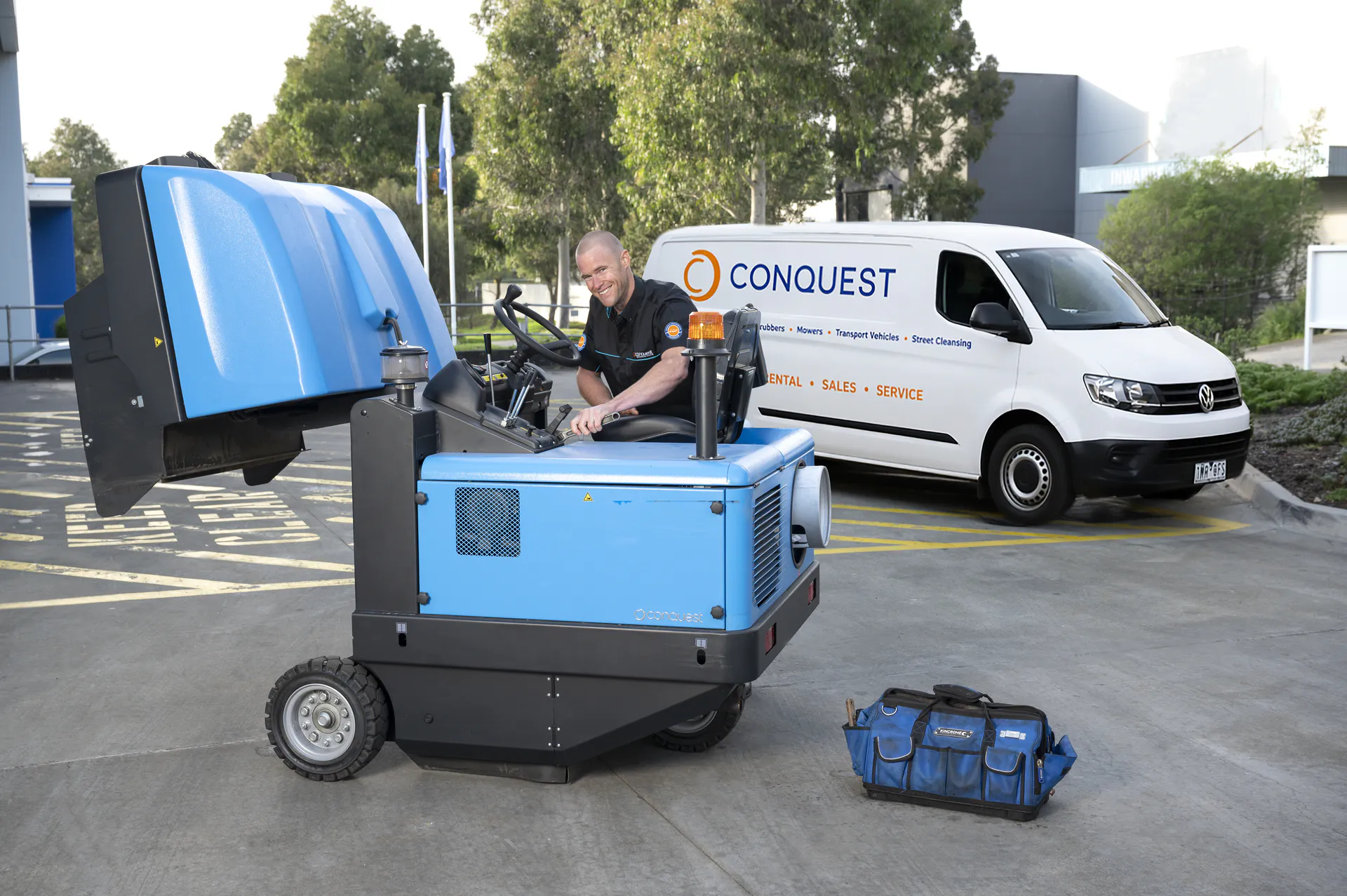 Conquest Equipment Service Van