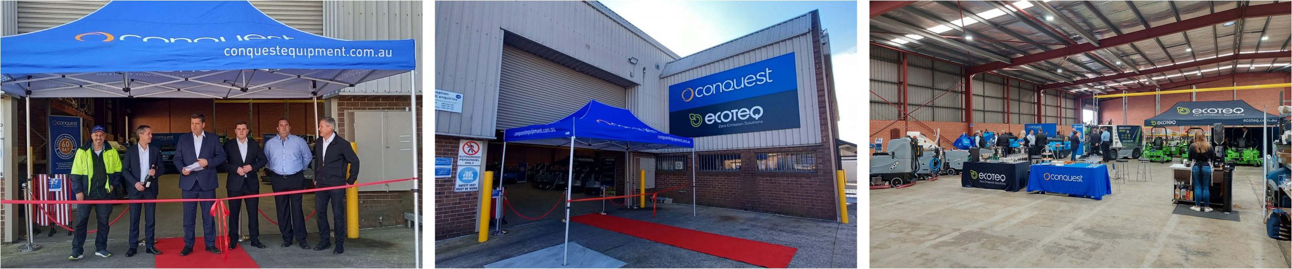Images featuring the ribbon cutting and inside images of the facility