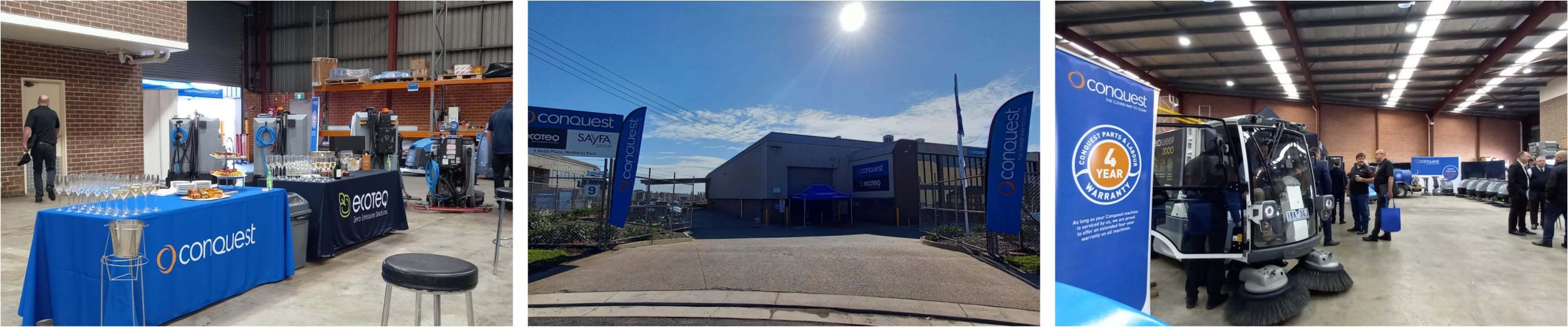 Outside and inside shots of the new facility in Sydney.