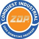 ZDP Logo 2025 - Conquest Equipment Technologies Our Zero Downtime Program helps you keep working uninterruptedOur Zero Downtime Program helps you keep working uninterrupted