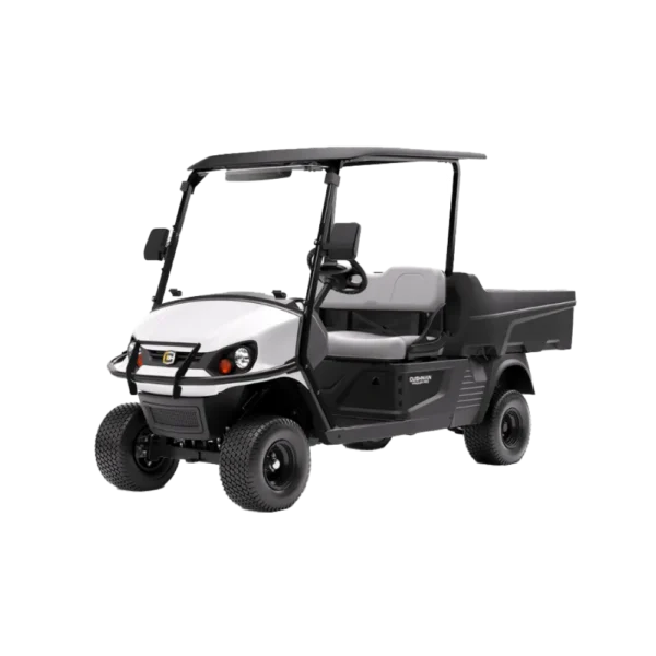Conquest Hauler 800 utility vehicle in a front three-quarter hero view for commercial, industrial and facility transport applications