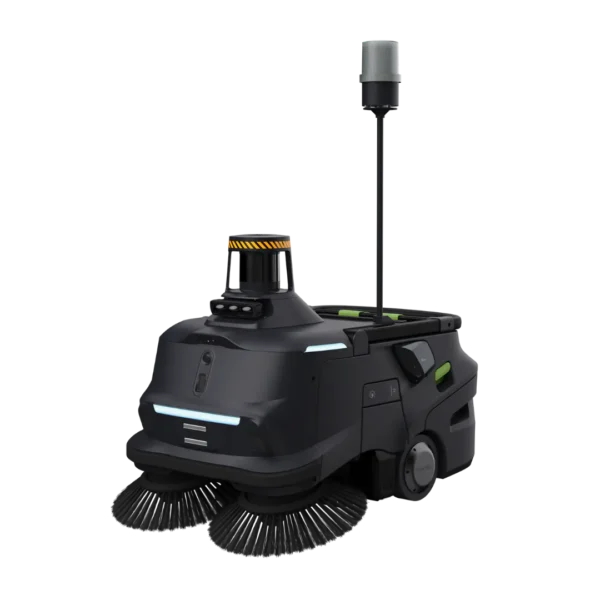 Conquest HDA70L autonomous robotic sweeper with LiDAR navigation for efficient industrial floor sweeping and debris collection