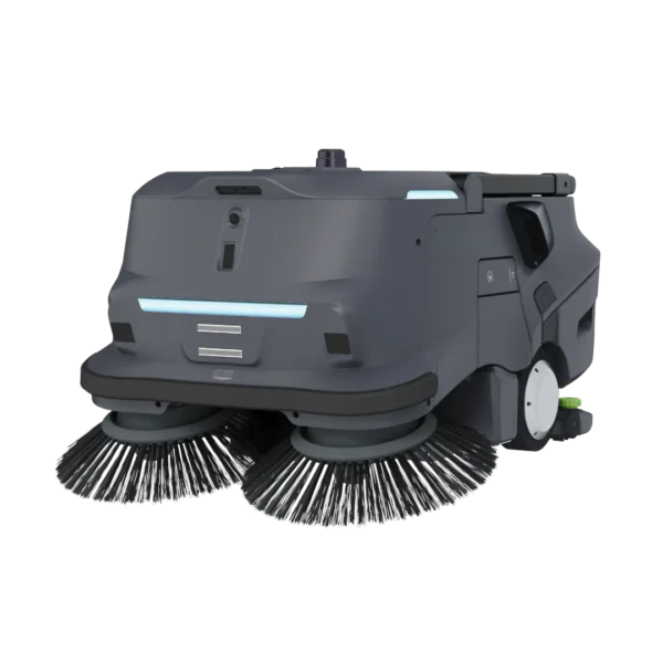 Conquest HDA70V autonomous robotic sweeper vacuum for collecting dust, debris and fine particles in industrial environments.