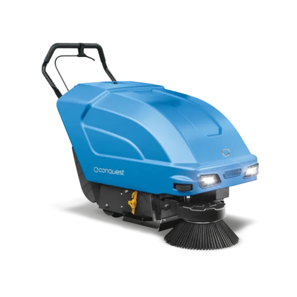 Conquest HDO65-HEPA walk-behind industrial sweeper with heavy-duty performance for commercial floor cleaning