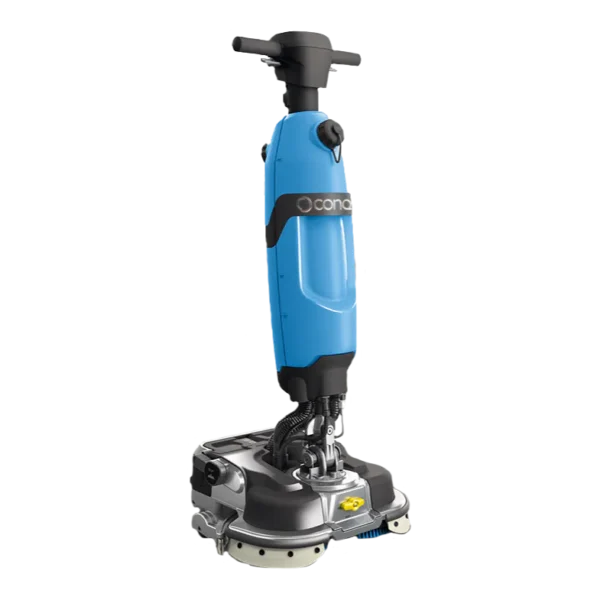Conquest HDS46 walk-behind floor scrubber for commercial and industrial hard floor cleaning