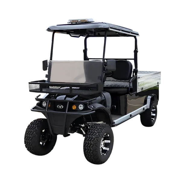Conquest HDUV200 utility task vehicle with heavy-duty cargo tray for transporting equipment across worksites