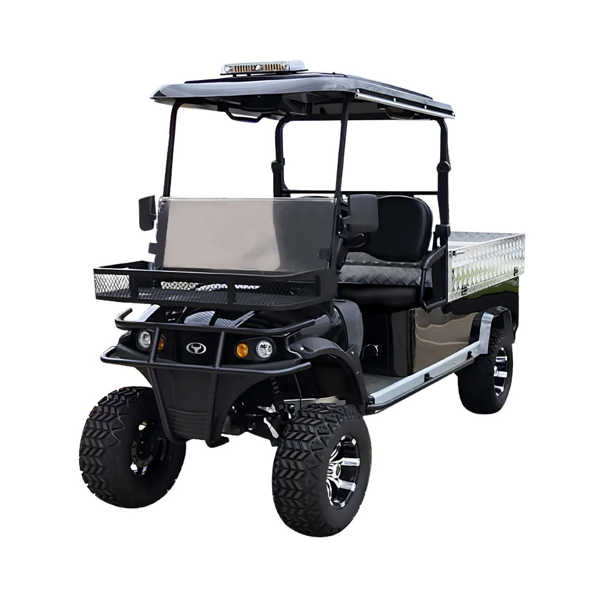 Conquest HDUV200 utility task vehicle with heavy-duty cargo tray for transporting equipment across worksites
