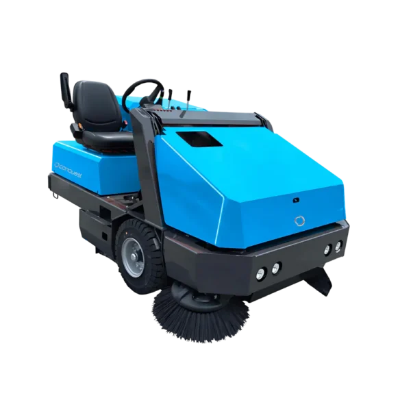 Conquest SD170 Ride-On Industrial Floor Sweeper for large warehouses, distribution centres and industrial facilities