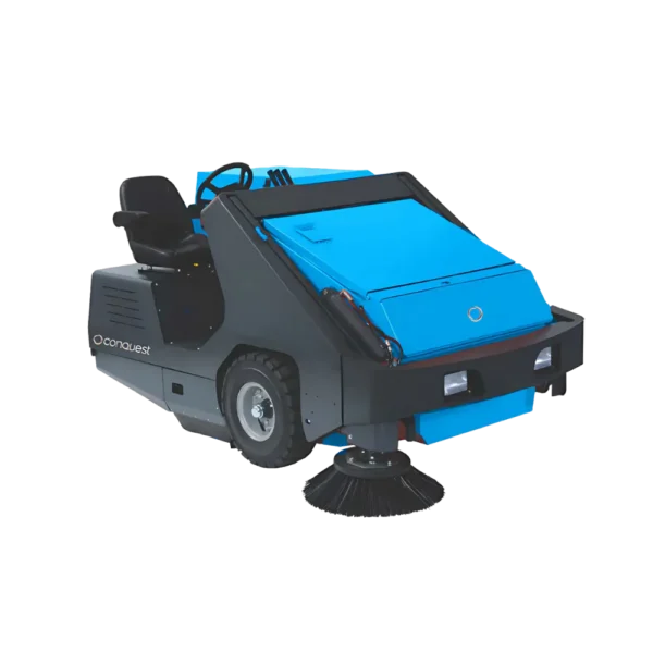 Conquest SD180 ride-on industrial sweeper