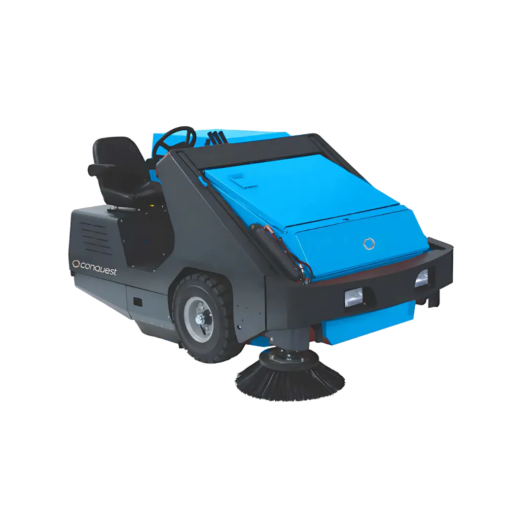 Conquest SD180 ride-on industrial sweeper