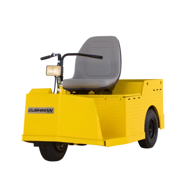 Conquest TUG 8K industrial tow tractor shown as a hero product image for towing heavy loads in commercial facilities